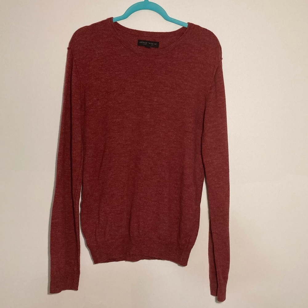 Aeropostale Cotton Sweater | Size M‎ | Burgundy | Academia | Casual |Fall